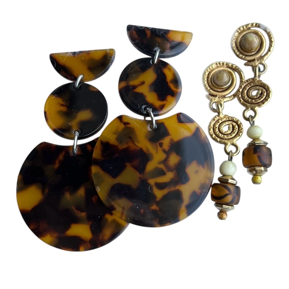 Earthy Earrings Bundle Two Pairs